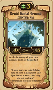 卷轴scrolls建筑系卡牌Druid Burial Ground图