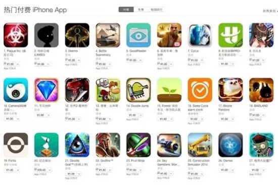 苹果1元下载活动6