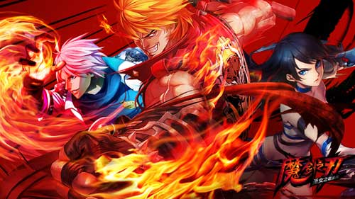 动漫风3D动作手游《魔剑之刃》 超动作在指尖燃烧