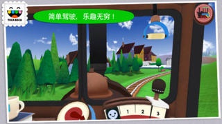 托卡列车:Toca Train是著名儿童游戏工作室托卡博卡(Toca Boca)推出的一款以列车为主题的纯休闲游戏。它将给予小朋友一个平台,让其化身列车司机通过拉动操纵杆来操控列车沿着轨道穿过桥洞,略过草地,四处兜风,体验悠闲美好的岛上时光。