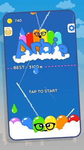 操作非常简单，躲在云朵身后的小彩虹们只露出了一个小小的头，玩家只要在屏幕下方的彩虹身上左右点击，即可依次轮换他们的排布位置，在天空中不断有各种颜色的小雨滴落下，玩家要做的就是将他们一一对应，雨滴本身的降落速度不快，但是向下滑动可以加速下落，非常简单，来活动活动手指吧！