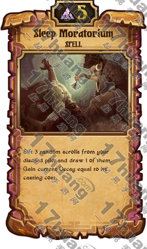 卡牌名称:Sleep Moratorium