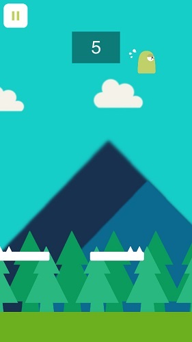 游戏中有一些相隔距离不同的平台,玩家要帮助小布丁在平台之间移动,有的平台还会耍花招,比如胡乱移动、翻转什么的。比较好的是,短促的点击可以在平台上小距离的移动,不用担心搭在平台边边会掉下去啦~