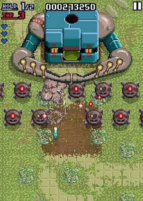 对于可长可短、一会儿化身大炮、一会儿变型机关枪的灵活手指,让《Magenta Arcade》的游戏灵活性明显优于其他打飞机游戏,如果你玩过《手指历险记 Mmm Fingers》就能够明白这是怎样的体验。不得不说,这种设定在实际操作中极为实用,比如,玩家放开手指或变更位置,躲避子弹追击。