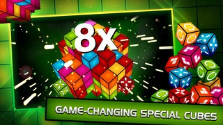 14 年年底才上架的休闲游戏，大伙儿可千万别被这家伙酷似魔方的外皮给唬住了，实际上这货是个披着魔方皮的消除小游。游戏体积不大，但画面感很好，炫彩的魔方悬浮在星空之上，看着还是挺酷的。游戏为三星制，以玩家消除掉整个魔方所耗费的时长作为评定三星的标准。内含简单（Easy）、普通（Normal）、困难（hard）三种模式。这三种模式的区别在于，它们每关评定三星的时长标准不一样。