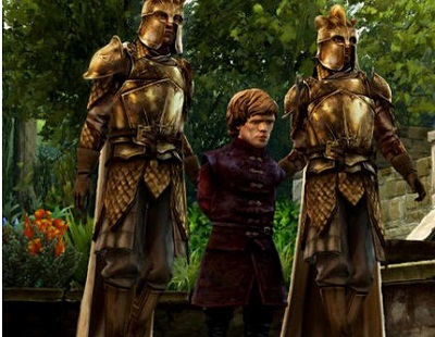 同名美剧改编的史诗大作《权力的游戏》二月初迎来了第二章“失落的领主”更新，时隔一个多月，史诗般的剧情又将进一步推进，开发商Telltale公布了《权利的游戏》第三章的全新截图，并确认了游戏第三章将出现巨龙。本章定名为“暗夜之剑”(Game of Thrones：The Sword in the Darkness)。2