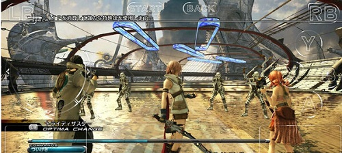 《最终幻想13》之前是在PS3主机上发布的，并且也是《最终幻想》这个超人气RPG游戏系列第十三代三部曲当中的第一部。对于游戏的剧情相信该系列的粉丝们早已十分熟悉了，小编就不过多赘述了，游戏将原作中所有创新的系统都移植到了iOS平台当中，所以玩家可以在手机上体验到最原汁原味的作品。