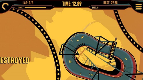 另外这游戏整个画面做的比较简单，如果你对于赛车游戏代入感和真实感要求比较高，那么这款 游戏是很难让你满意的。