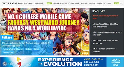 新纪录!梦幻西游手游App Annie全球手游榜第四