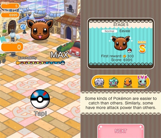 日本任天堂旗下负责《口袋妖怪》品牌授权和运营的Pokemon公司近日正式上架了一款以《口袋妖怪》为主题的手游，新作名为《口袋妖怪方块手机版》，玩法上移植自同名3DS游戏，是一款Q萌可爱的三消战斗游戏。各种人气口袋妖怪都会在这里登场，比如大家熟悉的皮卡丘、水老鼠、胖丁、小火龙、比比鸟、妙蛙种子等等，当然还会有新版怪物图鉴里面的角色，一起来看看吧！