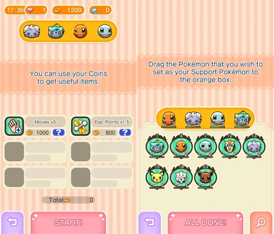 日本任天堂旗下负责《口袋妖怪》品牌授权和运营的Pokemon公司近日正式上架了一款以《口袋妖怪》为主题的手游，新作名为《口袋妖怪方块手机版》，玩法上移植自同名3DS游戏，是一款Q萌可爱的三消战斗游戏。各种人气口袋妖怪都会在这里登场，比如大家熟悉的皮卡丘、水老鼠、胖丁、小火龙、比比鸟、妙蛙种子等等，当然还会有新版怪物图鉴里面的角色，一起来看看吧！