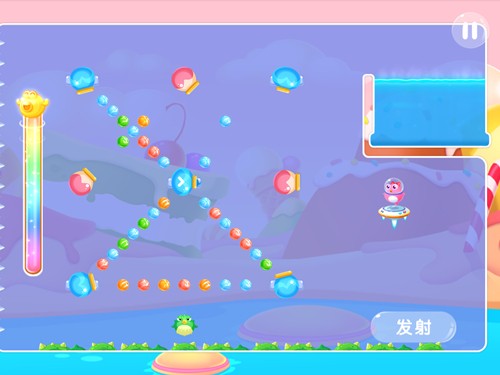 炮口追逐战《小鱼飞飞》糖果屋主题第九关攻略