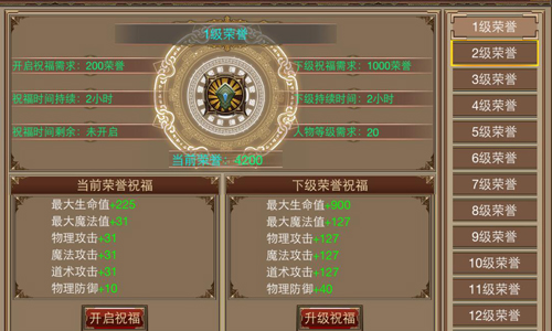 一切为了荣耀 《屠神》荣誉系统解析