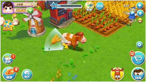 《熊出没之熊大农场》为您准备水果牛奶 抵抗春