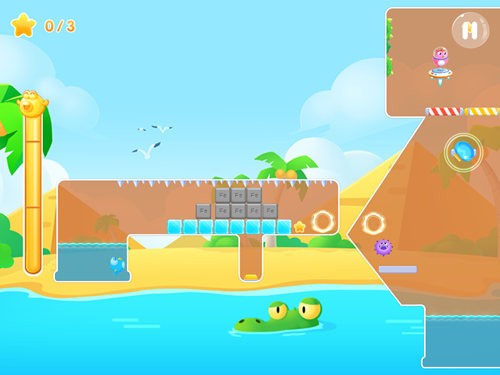 《小鱼飞飞》尖塔沙漠第119关三星过关攻略